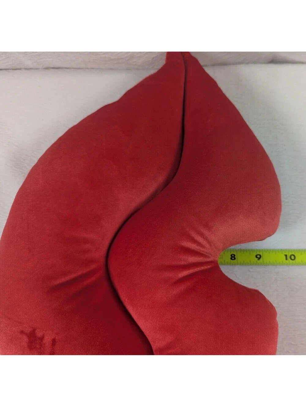 Room Essentials - Red Velour - LIPS - Toss Pillow - 10 Inch x 17 Inch